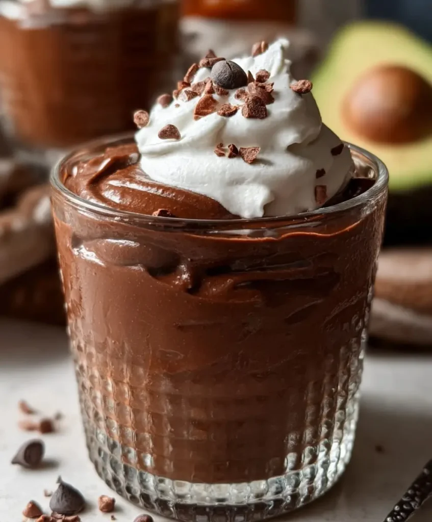 chocolate avocado pudding